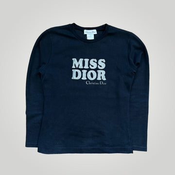 Miss Dior 2000s Long Sleeve Top S