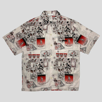 Prada Milano 2017 Comic Print Boxy Shirt - XL (L)