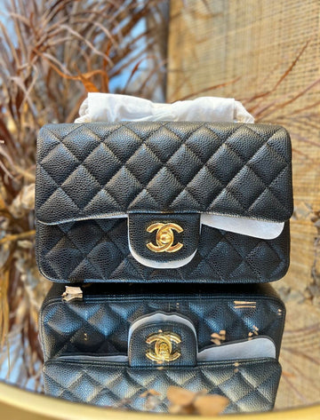 CHANEL RECTANGULAR MINI CAVIAR BLACK