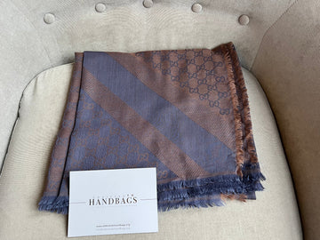 Gucci GG Wool Silk Mix Shawl (RRP £385)