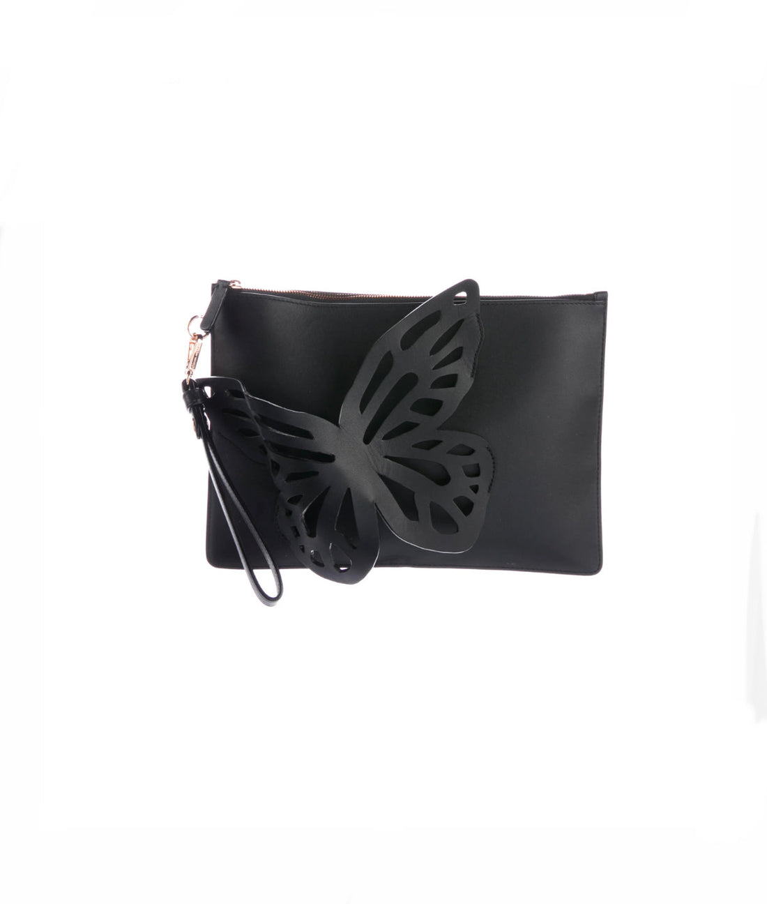 Sophia Webster Black Butterfly Clutch