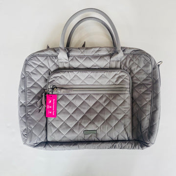 VERA BRADLEY Lay Flat Weekender Tranquil Gray NWT