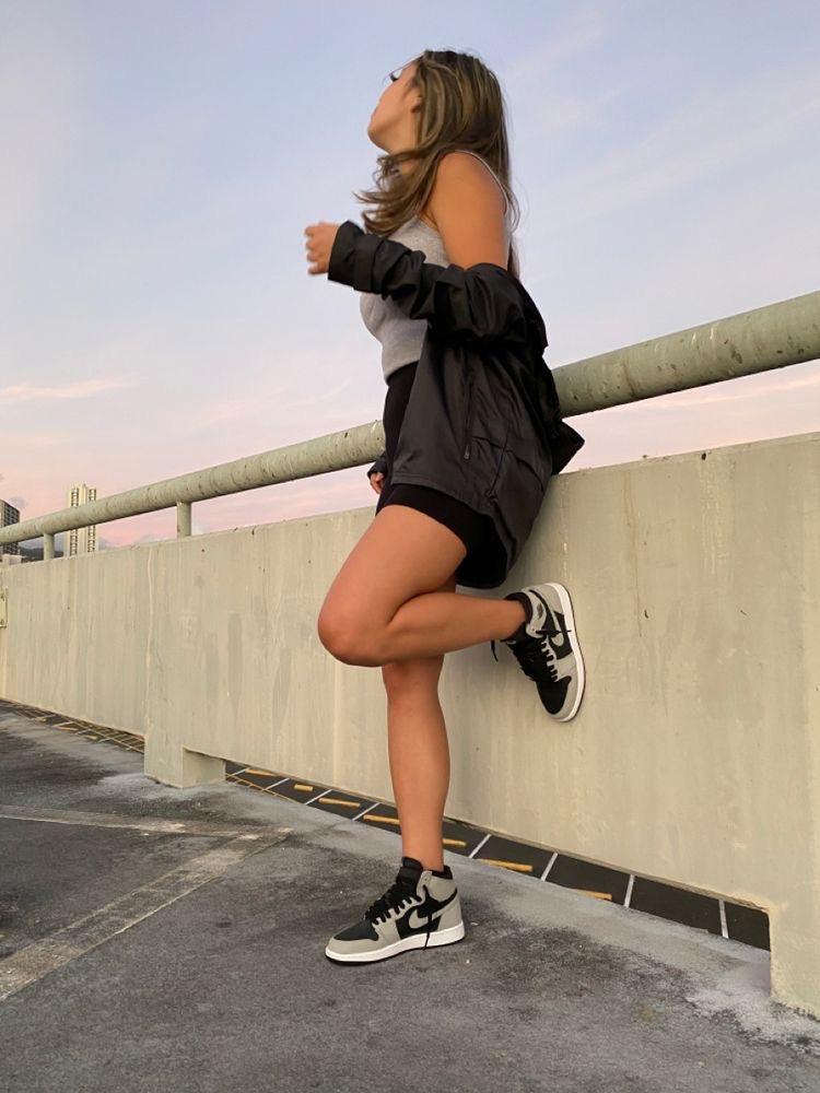 Custom Black Grey Jordan 1 High Q ( Customs And Box ), Jordan 1 Sneakers