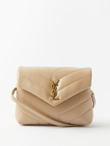 SAINT LAURENT Loulou Toy quilted-leather cross-body bag