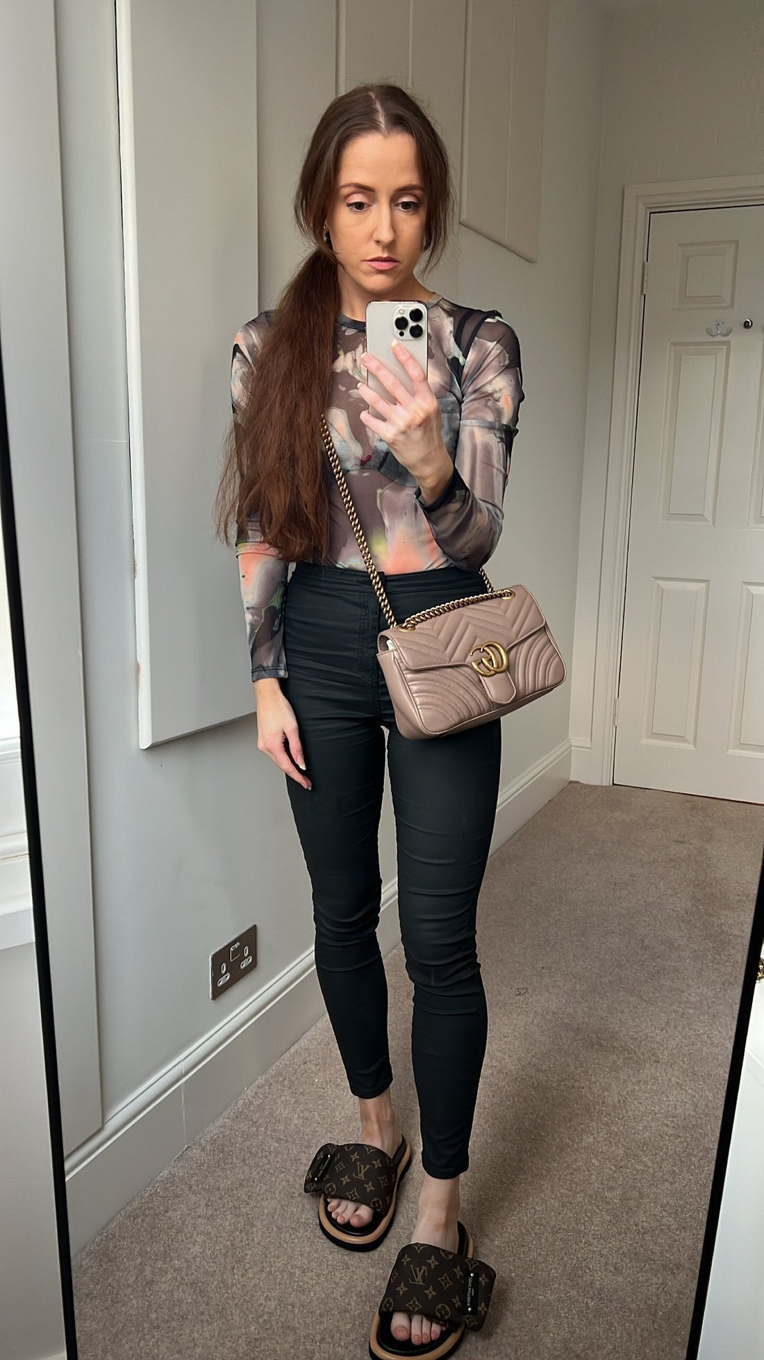 Gucci GG Dusty Pink Marmont Small Shoulder Bag (RRP £1800)