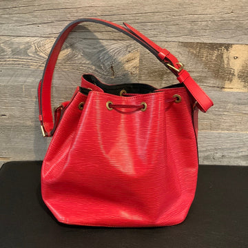 Louis Vuitton Noe Epi Hobo Bag