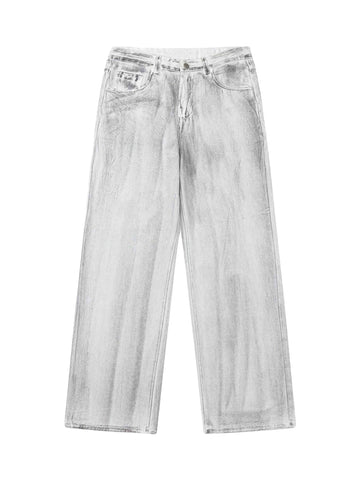 Makersluxe Hip Hop Aged Straight Leg Jeans - 1932