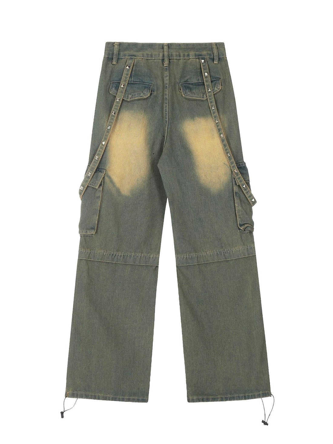 Makersluxe High Street Retro Washed Workwear Jeans