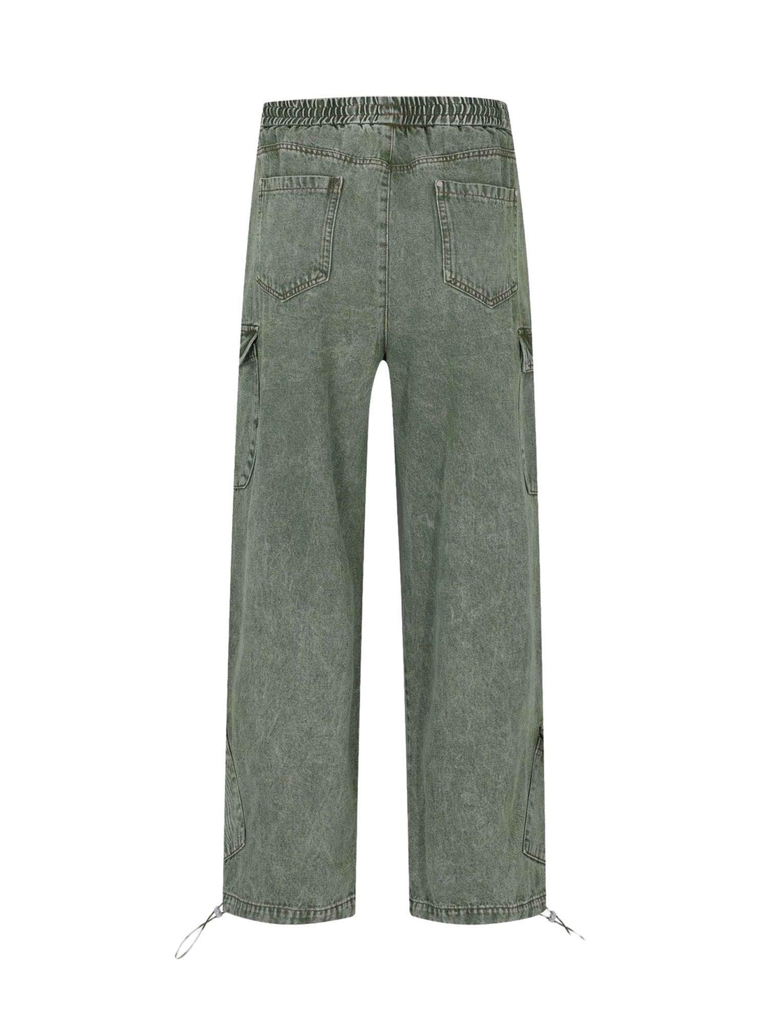Makersluxe Loose Straight Casual Work Pants - 2037