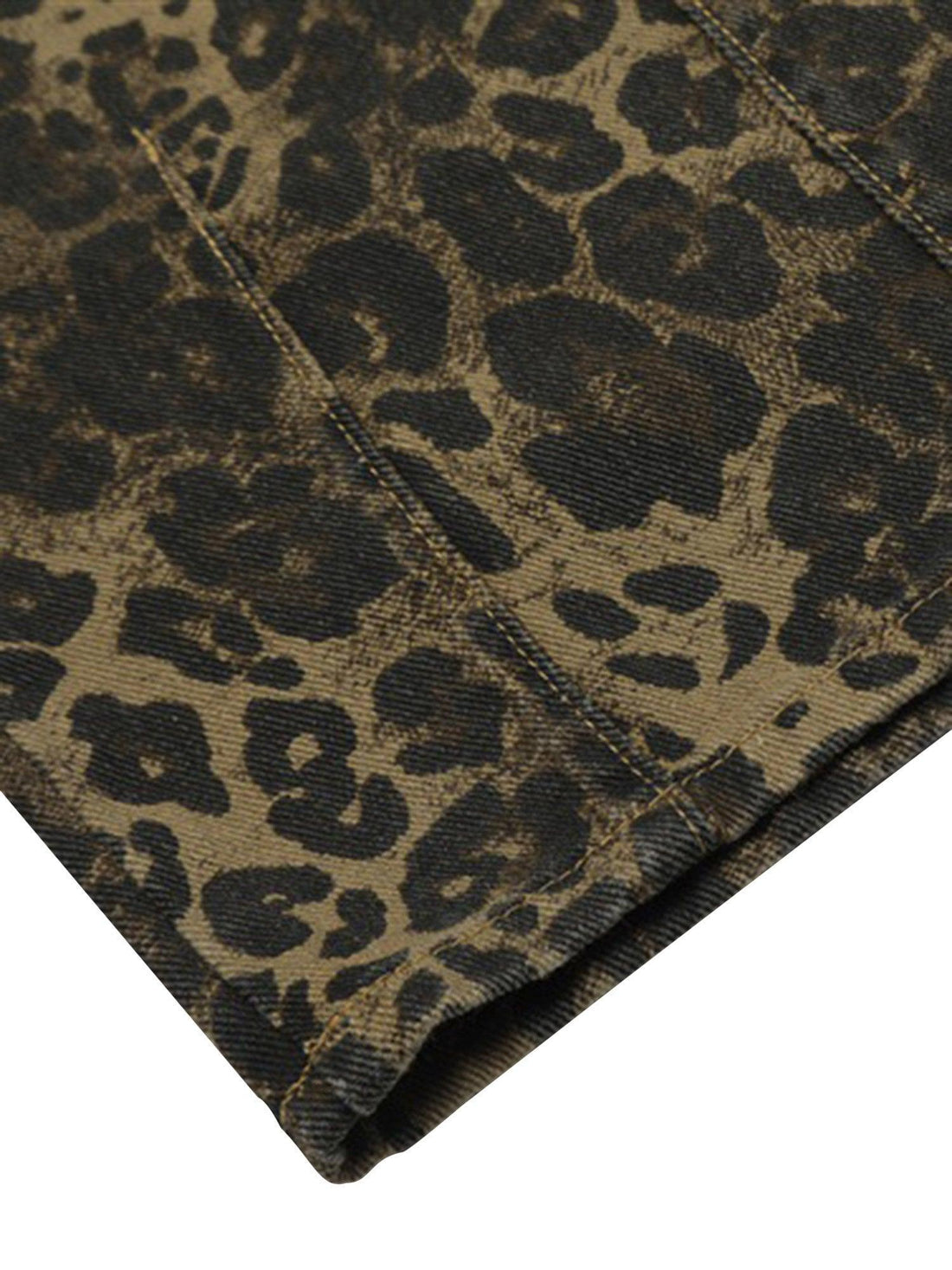 Makersluxe Leopard Print Street Style Workwear Overalls - 2020