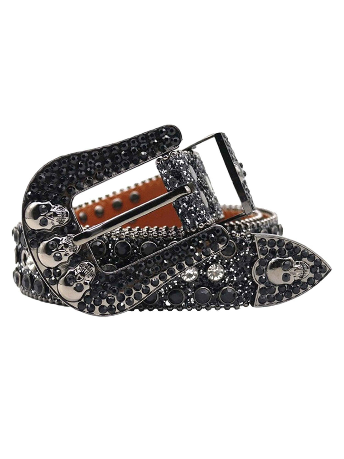 Makersluxe Rhinestone Beaded Belt - 1822