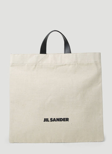 Jil Sander Women Square Logo Tote Bag