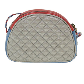 GUCCI Horse Bit Pochette Shoulder Bag Lamb Skin Red Blue 534951 jk3012