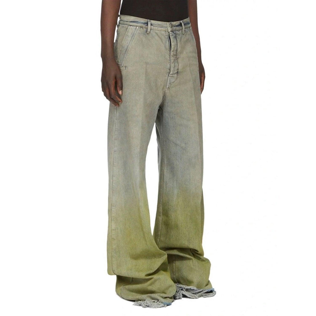 Vintage Yellow Stitching Jeans