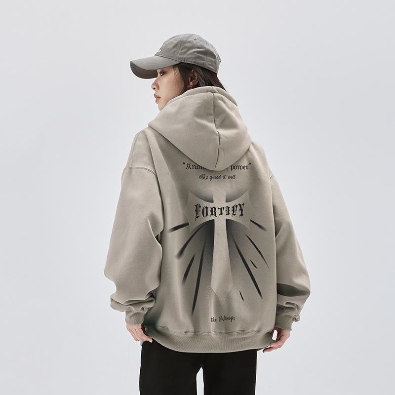 Oversized Graphic Loose Hoodie