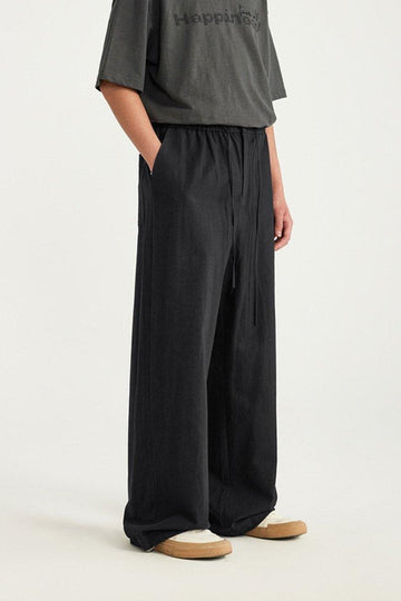 Loose Solid Color Baggy Pants