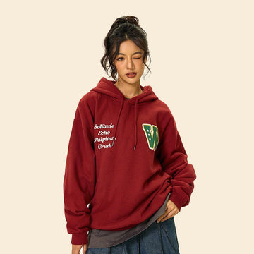 Oversized Loose Sports Hoodie