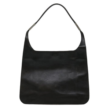 GUCCI Shoulder Bag Leather Black ki2071