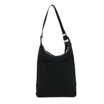 GUCCI GG Canvas Shoulder Bag Black ki2082