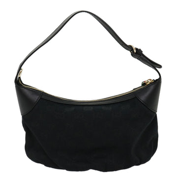 GUCCI GG Canvas Web Sherry Line Pouch Black Red Green ki2089A