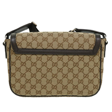 GUCCI GG Canvas Shoulder Bag Brown 449172493075 ki2329