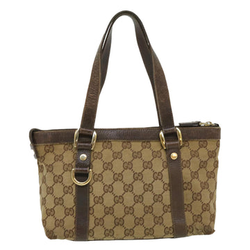 GUCCI GG Canvas Hand Bag Beige ki2336