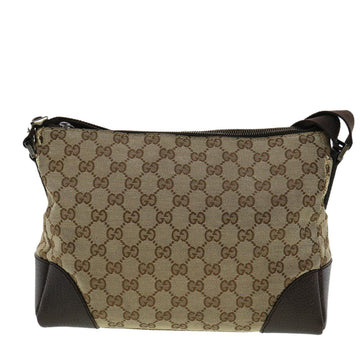 GUCCI GG Canvas Shoulder Bag Beige ki2371