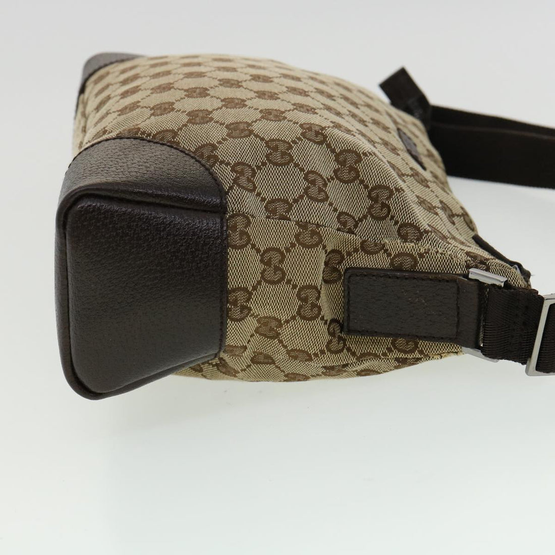 GUCCI GG Canvas Shoulder Bag Beige ki2371
