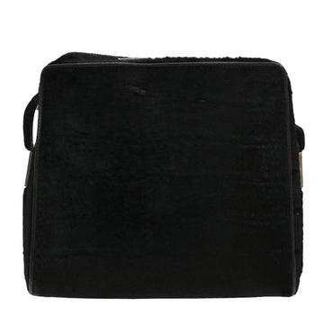 GUCCI Shoulder Bag Unborn Calf Skin Black ki2406