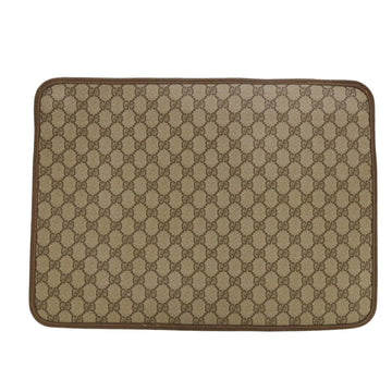 GUCCI GG Canvas Web Sherry Line Clutch Bag Beige Red Green ki2511