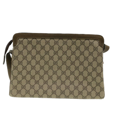 GUCCI GG Canvas Web Sherry Line Shoulder Bag Beige Red Green ki2512