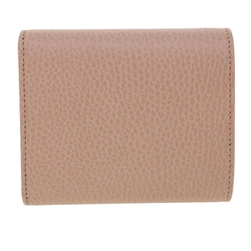 GUCCI GG Marmont Wallet Leather Pink 546584 ki2633
