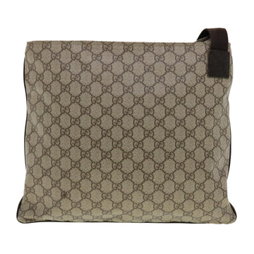 GUCCI GG Canvas Shoulder Bag PVC Leather Beige 141198 ki2884