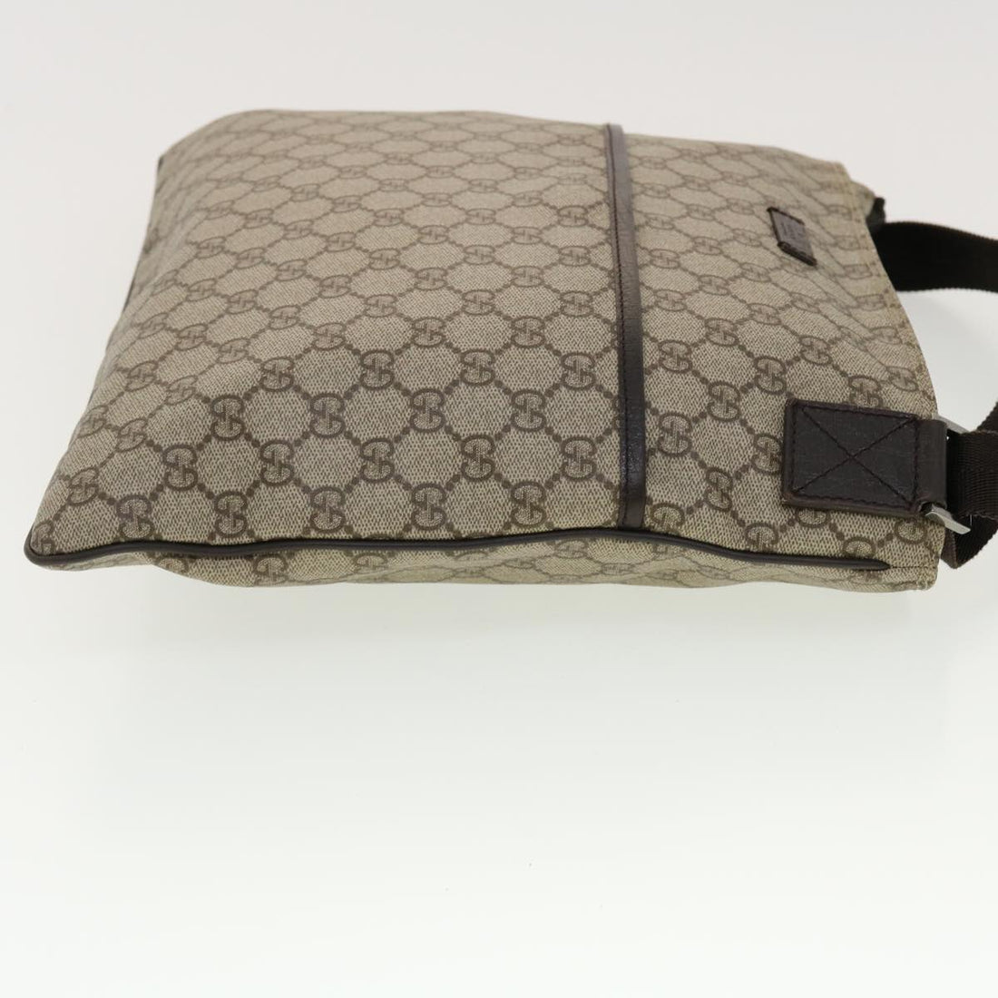 GUCCI GG Canvas Shoulder Bag PVC Leather Beige 141198 ki2884