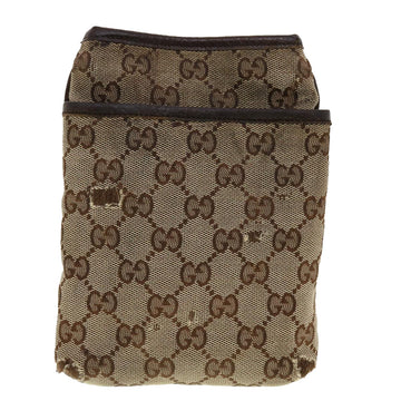GUCCI GG Canvas Web Sherry Line Shoulder Bag Beige Green Red 141863 ki2891