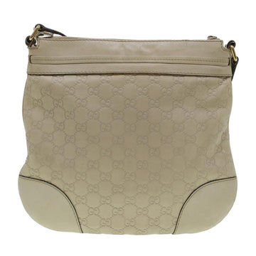 GUCCI GG Canvas Guccissima Shoulder Bag White ki2988