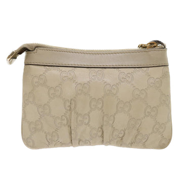 GUCCI GG Canvas Shoulder Bag White 212216 ki3158