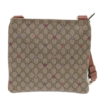 GUCCI GG Canvas Shoulder Bag PVC Leather Beige Pink 295257 ki3160
