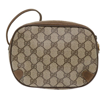 GUCCI GG Canvas Web Sherry Line Shoulder Bag Beige Red 89.02.066 ki3177