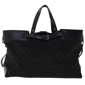 GUCCI GG Canvas Hand Bag Black 106251 ki3185