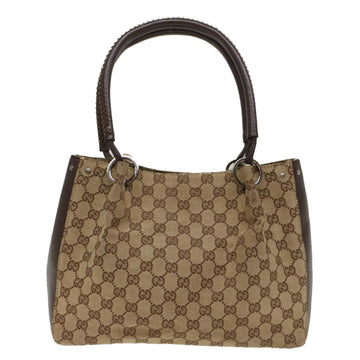 GUCCI GG Canvas Hand Bag Beige 115007 ki3212