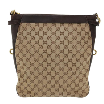GUCCI GG Canvas Shoulder Bag Beige 109097 ki3288