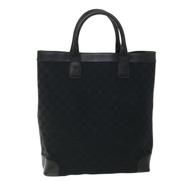 GUCCI GG Canvas Hand Bag Black ki3326