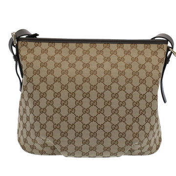 GUCCI GG Canvas Shoulder Bag Beige 388930 ki3436