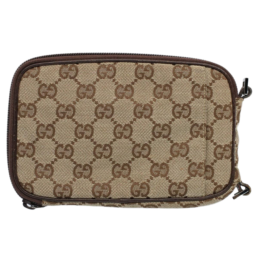 GUCCI GG Canvas Shoulder Pouch Beige 124616 ki3447