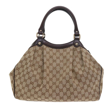 GUCCI GG Canvas Sukey Tote Bag Beige 211944 ki3548