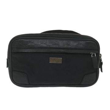 GUCCI Guccissima GG Canvas Waist bag Black 162417 ki3809