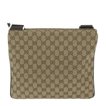 GUCCI GG Canvas Shoulder Bag Beige 256100 ki3818