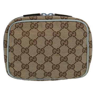 GUCCI GG Canvas Pouch Light Blue 153129 ki3876