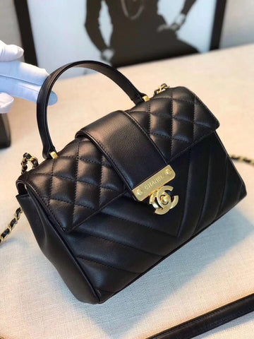Makersluxe Top Handle Flap Bag CHL - 773